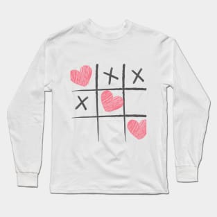 pink illustration valentine t-shirt Long Sleeve T-Shirt